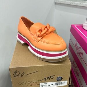 Coconuts orange shoes